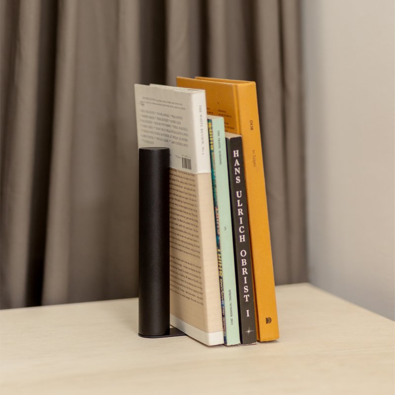SLIM Bookend | 金属极简书挡 | 黑 - 书架/书挡 - 其他金属 黑色