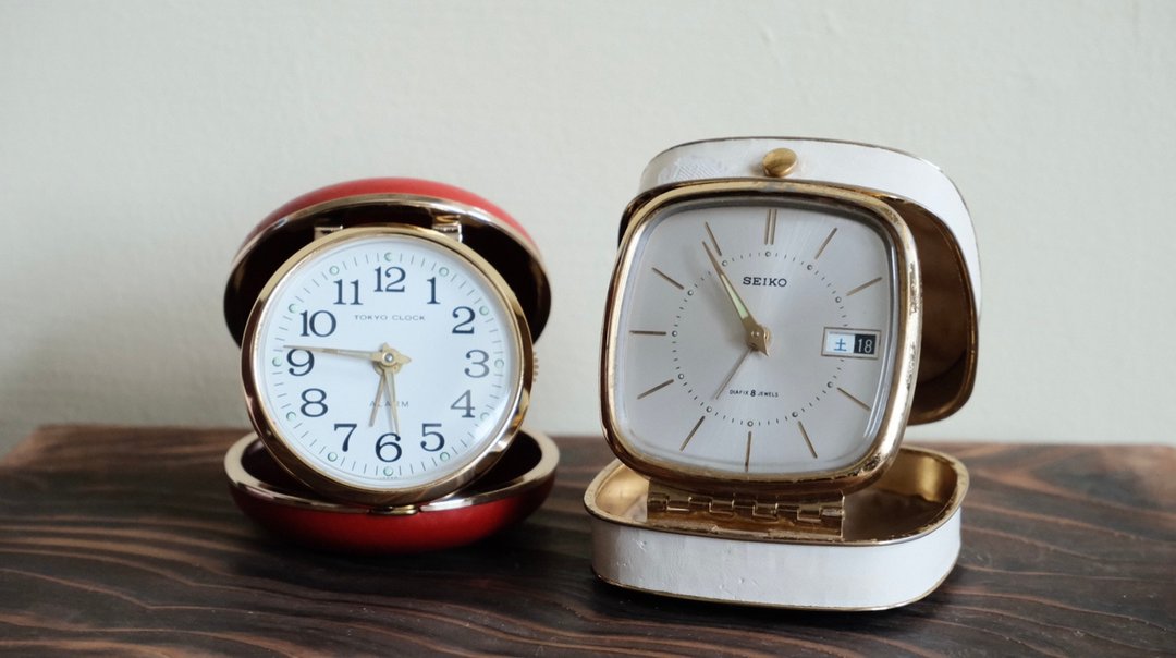 日本昭和精工旅行发条时钟闹钟tokyoclock - 时钟/闹钟 - 其他金属 多色