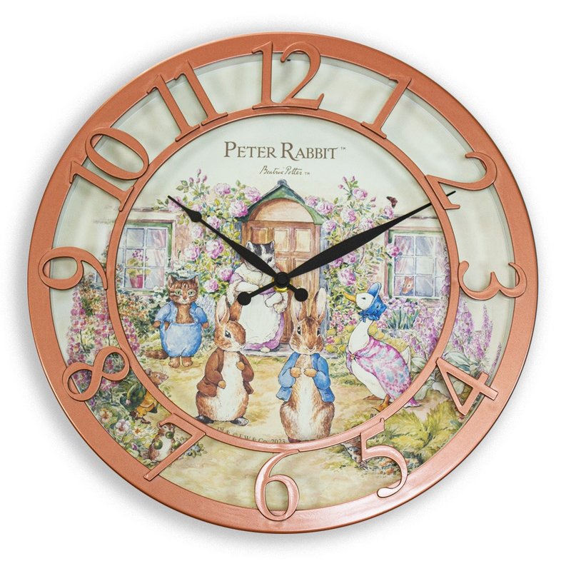 PETER RABBIT 比得兔-比得世界时钟 ( 正版授权 )壁钟 挂钟 - 时钟/闹钟 - 塑料 