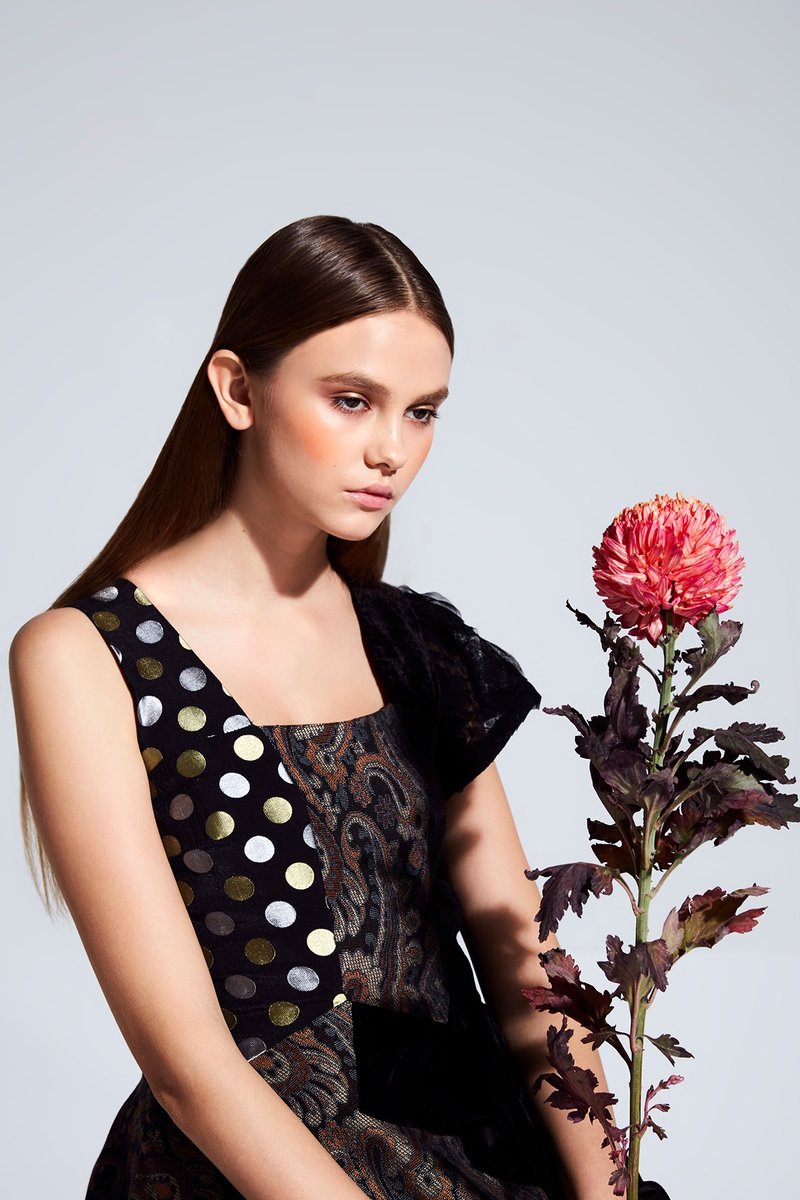 moi non plus 达妮不对称拼接洋装 - 台湾手织古布 - 洋装/连衣裙 - 棉．麻 多色