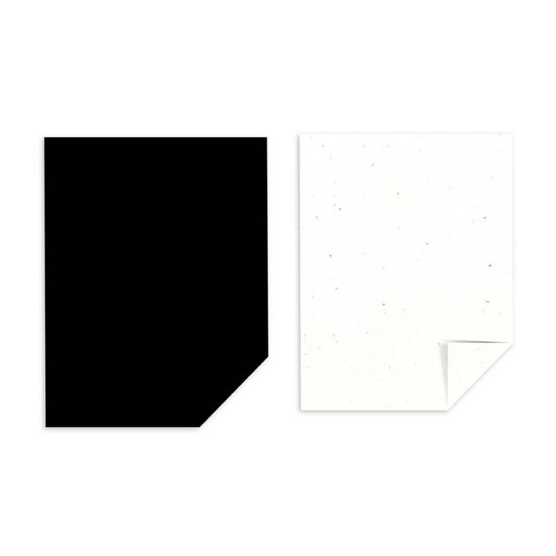 Astrobrights A4 色纸 (Eclipse Black & Stardust White) - 其他 - 纸 