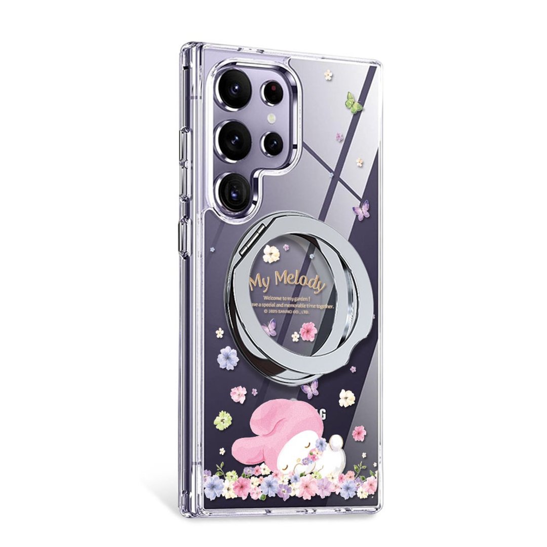 三丽鸥 S26S25/S24/A56 军规 360 旋转磁吸立架手机壳 - 午觉美乐蒂 - 手机壳/手机套 - 其他材质 多色