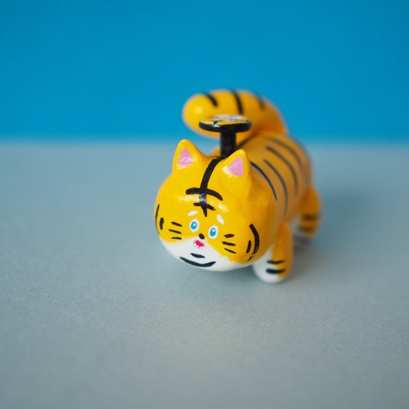 真实虎斑车 - 玩偶/公仔 - 粘土 黄色