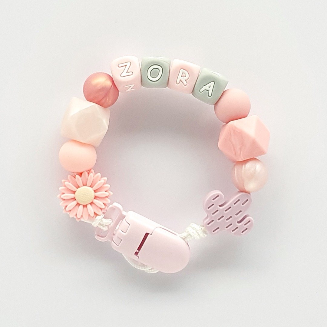 zora 雏菊 仙人掌 定制化奶嘴链 - 玩具/玩偶 - 其他材质 多色