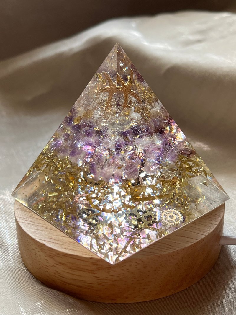 订制【奥刚能量塔-给等待光明的你】-奥根金字塔 - 摆饰 - 树脂 