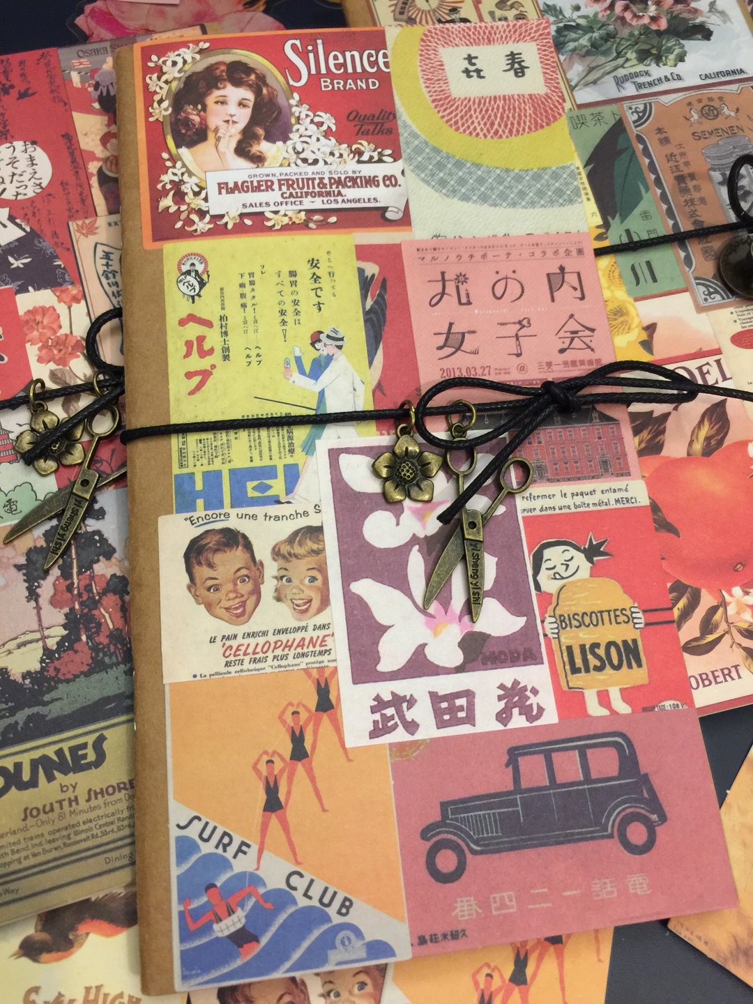 昭和咖啡馆拼贴笔记本- No.2 - 笔记本/手帐 - 纸 