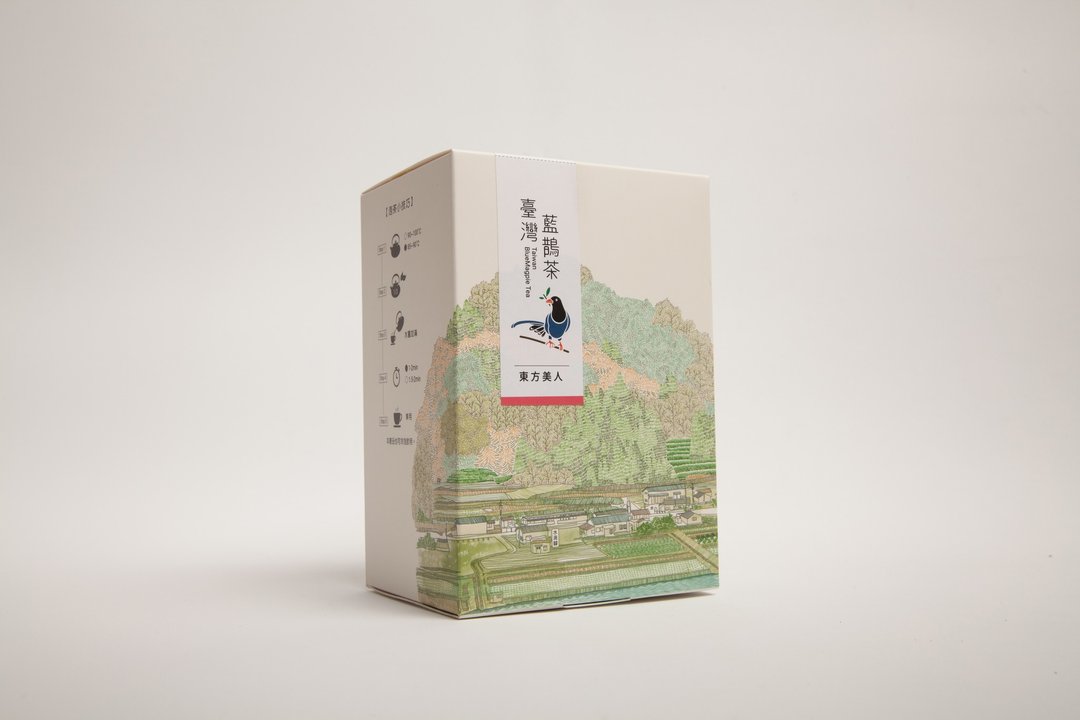 【東方美人-2年存封香】 台湾藍鵲茶-自然農法(120克經濟包) - 茶 - 新鲜食材 紫色
