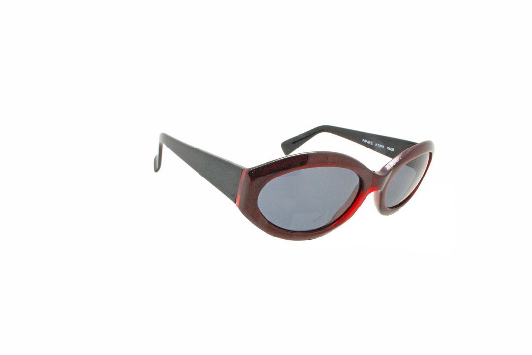 KENZO 凯卓 PAPAYE K1373 K820 90年代法国制古董太阳眼镜 - 墨镜 - 塑料 红色