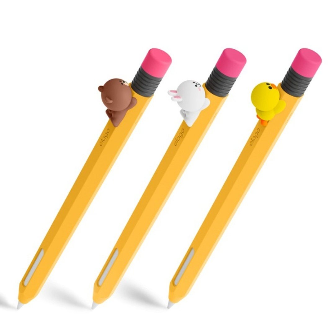 Apple Pencil 2代 / Pro LINE FRIENDS笔套 - 数码小物 - 硅胶 黄色