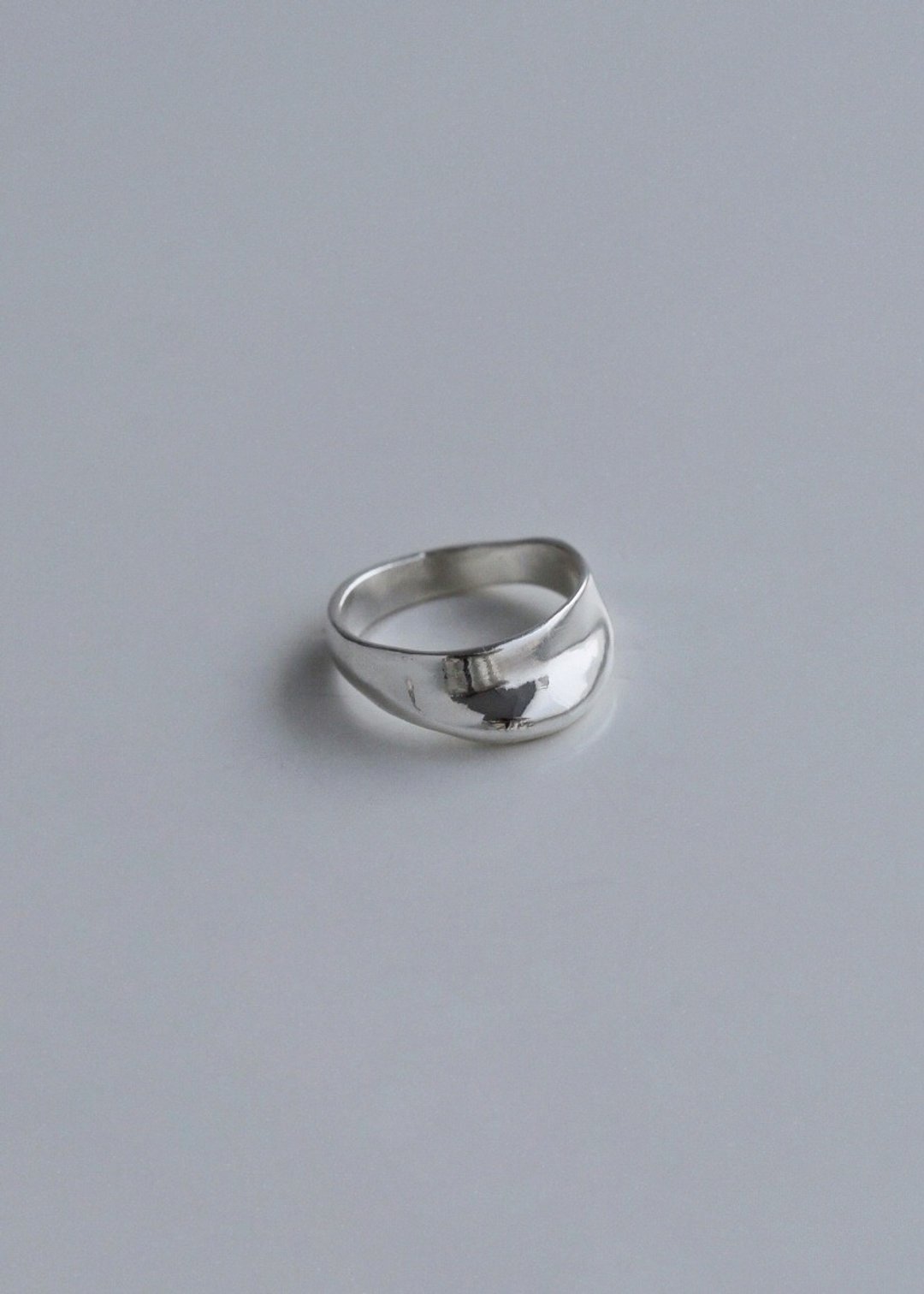 Spillage ring 溢出 戒指 - 戒指 - 纯银 银色