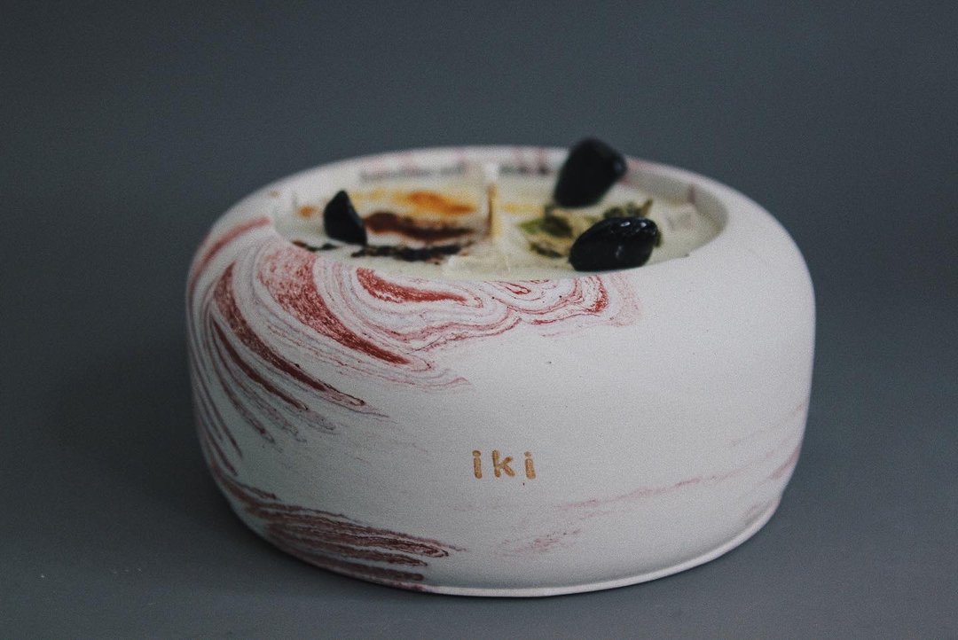 iki scent 脉轮系列-海底轮能量蜡烛 - 蜡烛/烛台 - 蜡 