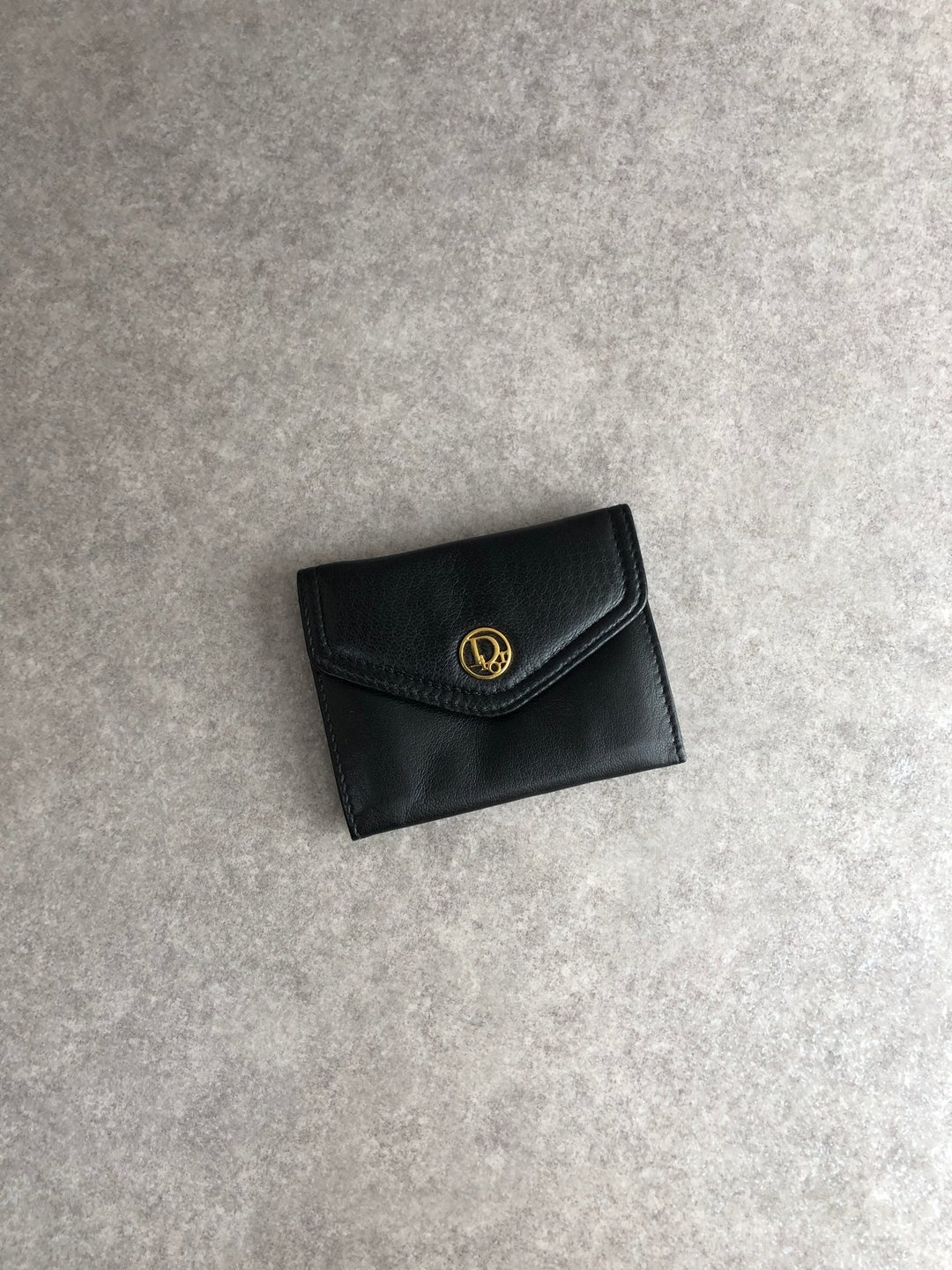 【日本直送 名牌中古包】Christian Dior 迪奥 零钱包 黑色 Dior Logo 皮革 dzteww - 皮夹/钱包 - 真皮 黑色
