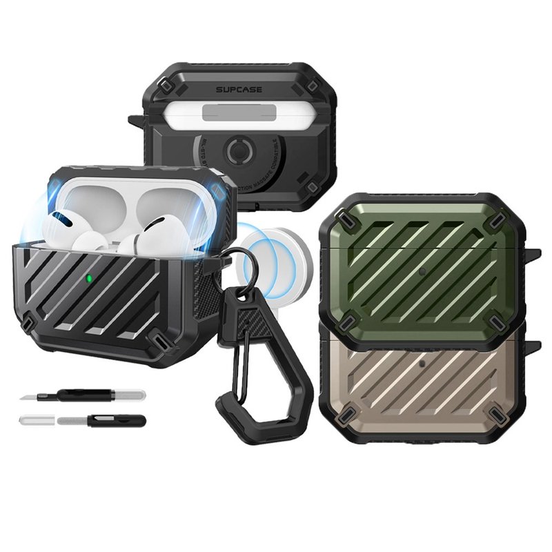 SUPCASE AirPods Pro 1/2代适用 UB Mag 军规防摔保护壳 - 耳机收纳 - 塑料 多色