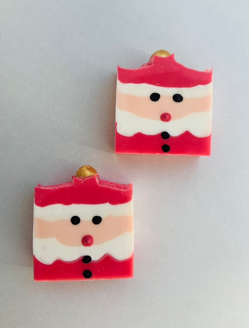 圣诞老公公手工皂礼盒1入/圣诞节/交换礼物/送礼 - 香薰/精油/线香 - 精油 红色