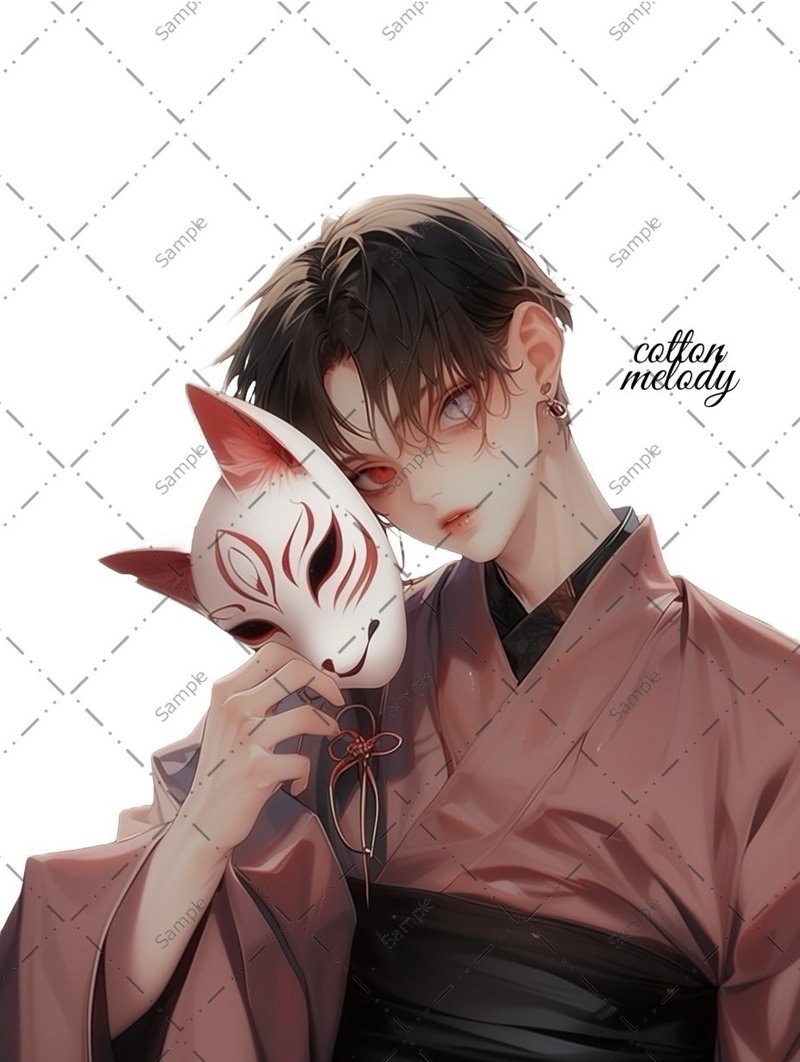 original sticker no.1335 人物贴纸 原创贴纸 人物贴纸 女孩贴纸 原创人物贴纸 - 贴纸 - 纸 