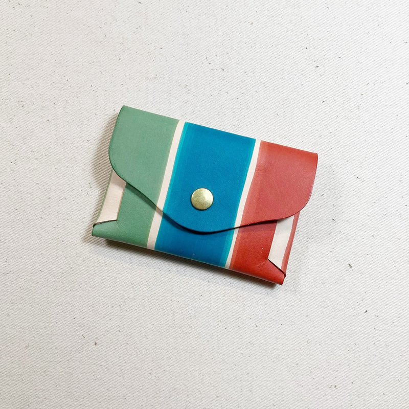 植鞣革名片夹_极简无缝线设计_茄芷袋传统三色 - 名片夹/名片盒 - 真皮 多色