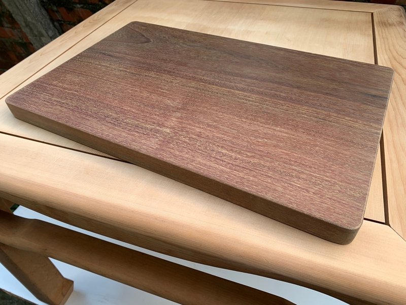 中型南美紫檀原木砧板无涂装 - 托盘/砧板 - 木头 