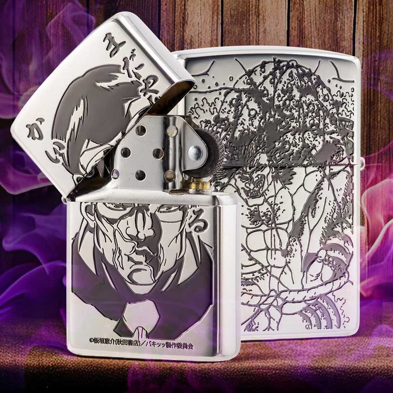 【ZIPPO官方旗舰店】刃牙:花山薰防风打火机 ZA-6-A11 - 其他 - 铜/黄铜 银色