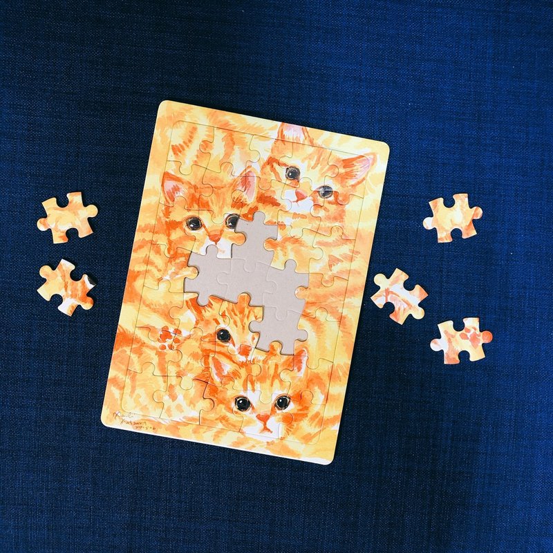 满满满 橘猫地狱 35片 pic拼图 - 玩具/玩偶 - 纸 