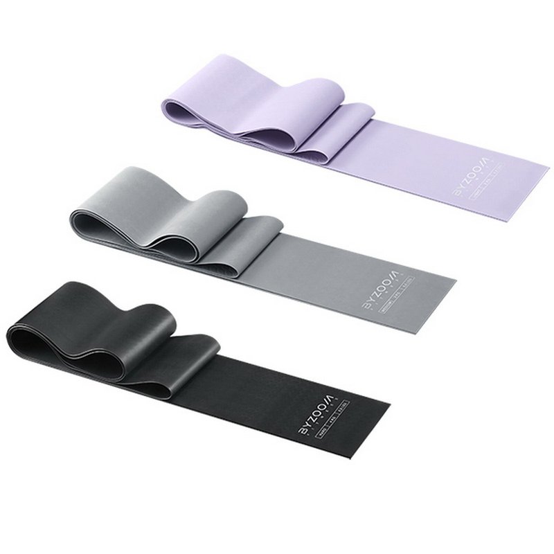 伸展弹力带3入组 - 运动配件 - 环保材料 黑色