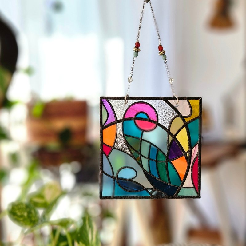 新款 One Earth Harmony – 色结 摆饰方块 - 墙贴/壁贴 - 琉璃 多色