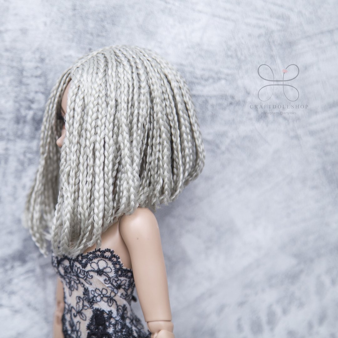 1/4 Minifee ZiZi wig, for head 6-7 short - 玩具/玩偶 - 其他材质 灰色