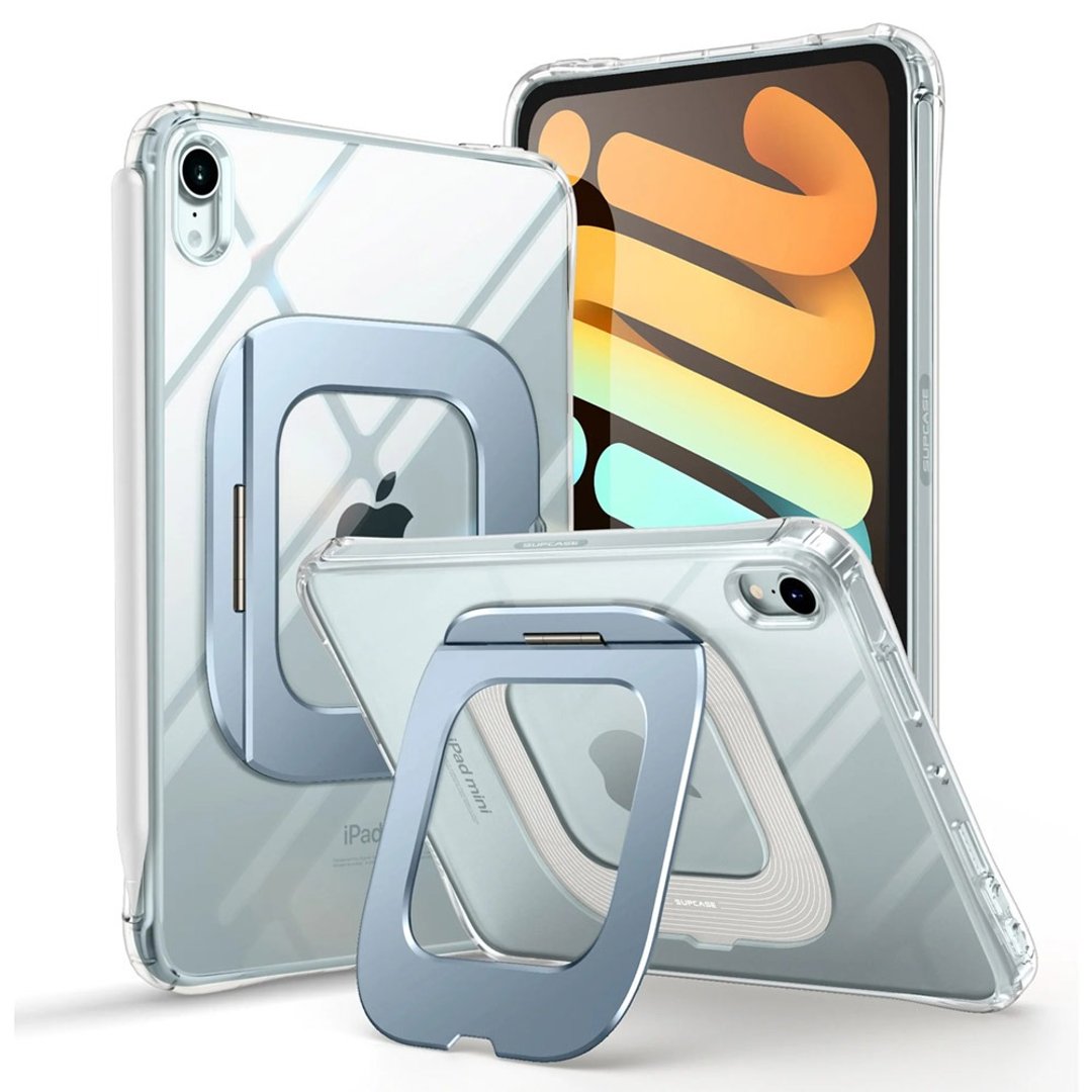 SUPCASE iPad Mini 7 A17 Pro 2024 UB Prism 透明支架保护壳 - 手机座/防尘塞 - 塑料 