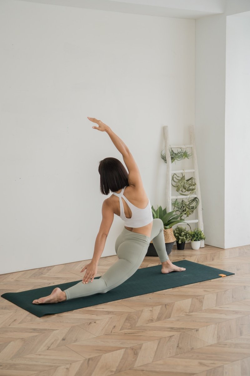 【USHaS · 瑜愈】TPE 侘寂瑜珈垫 PRO 5mm 岩井绿 台湾制造 - 瑜珈垫 - 其他材质 绿色