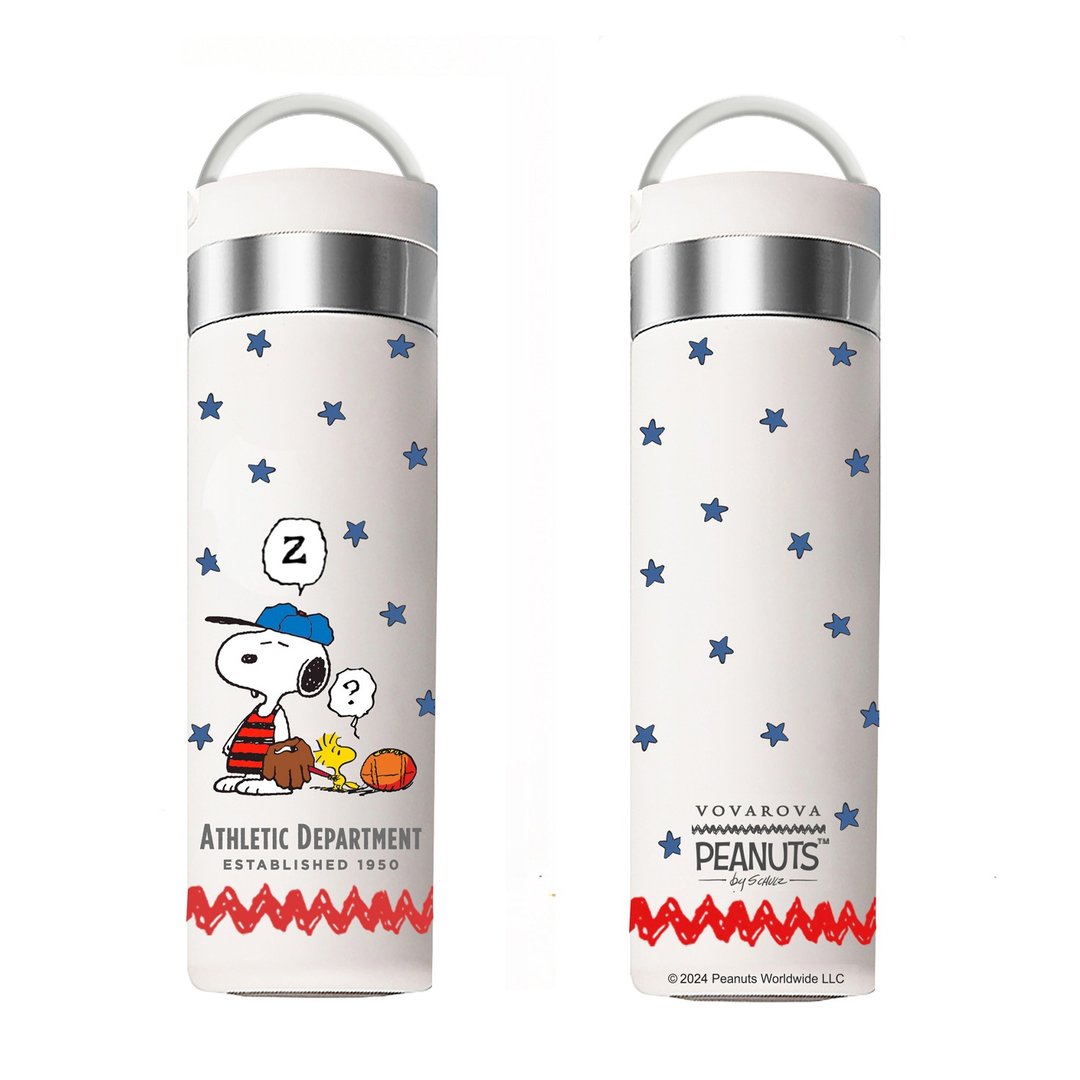 Vovarova x Snoopy 联乘 - 便携式旅行保温杯 - 保温瓶/保温杯 - 不锈钢 