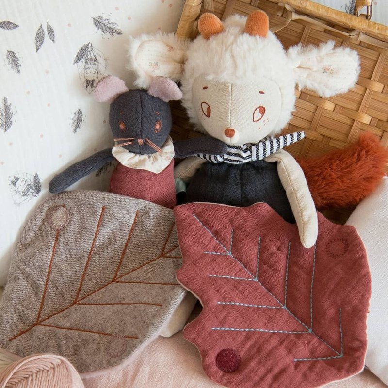 法国 Moulin Roty 雨后系列-迷你黑鼠 - 满月礼盒 - 其他材质 多色