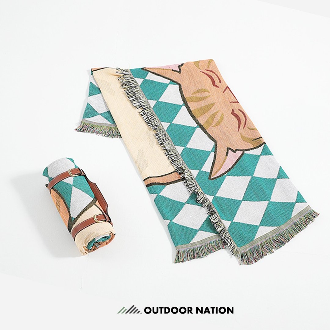 Outdoor Nation户外万用毯/ 加长版/ 呼噜呼噜 - 露营用品 - 棉 