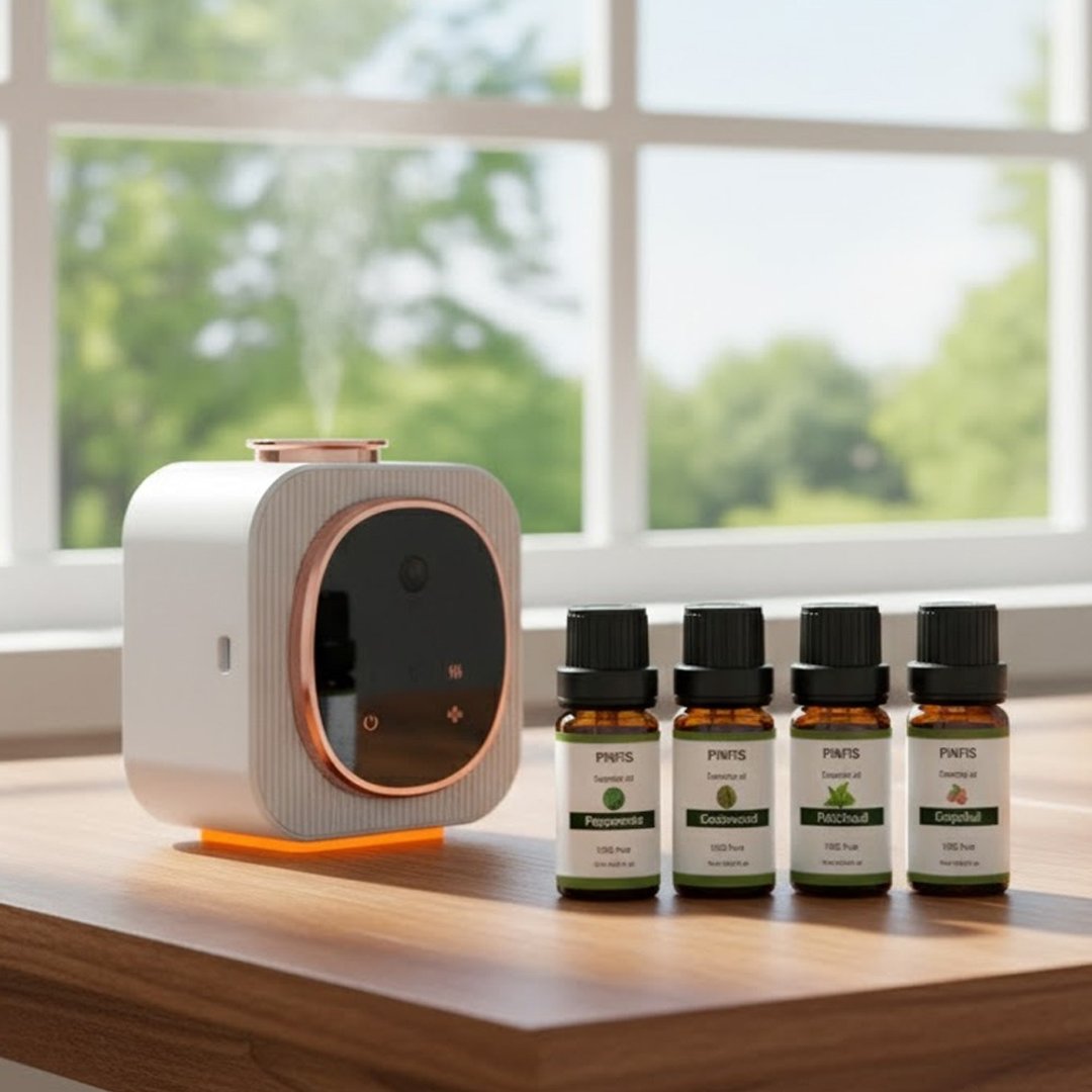 【品菲特PINFIS】壁挂桌用扩香仪 人体感应-天然精油 4入任选一组 - 香薰/精油/线香 - 塑料 白色
