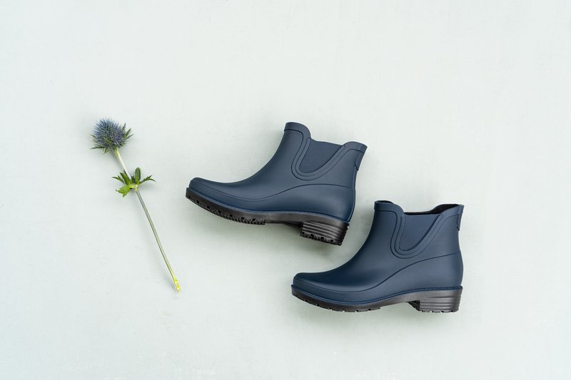 雨天不用怕【雨靴日】海鹦蓝 台湾制 舒适感完胜 冬天保暖 - 雨鞋/雨靴 - 塑料 蓝色