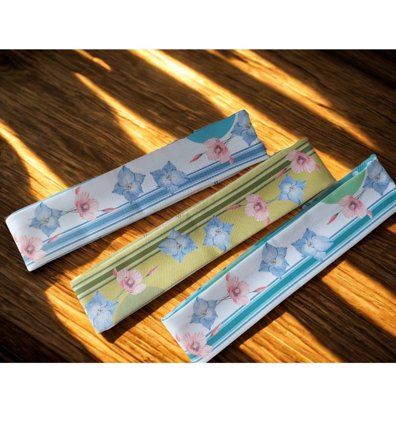 Jennie Tsai - 青青草原斜角丝巾 - 丝巾 - 棉．麻 