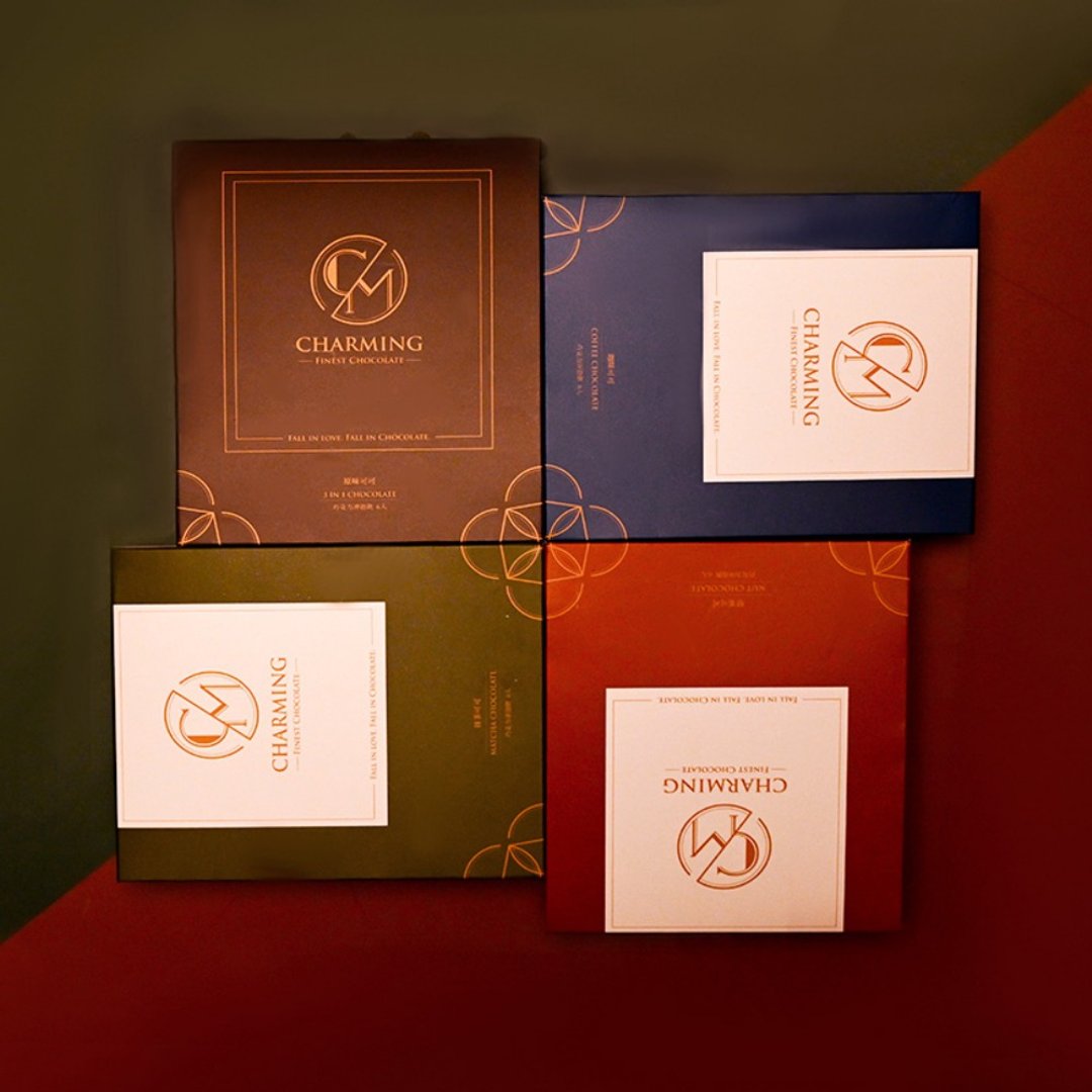 官方卖场 乔名Charming 原味/坚果/抹茶/咖啡综合 四盒组优惠专区 - 巧克力 - 其他材质 多色