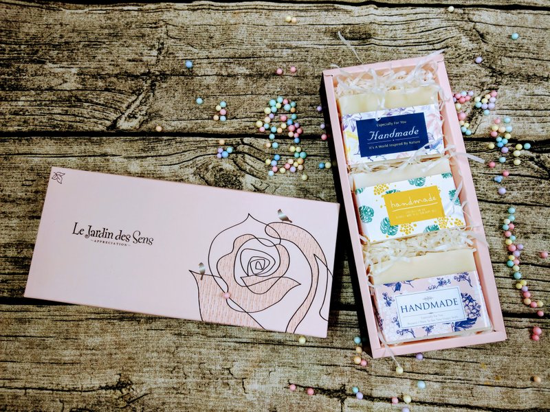 手工皂3入可混搭礼盒 - 肥皂/手工皂 - 其他材质 