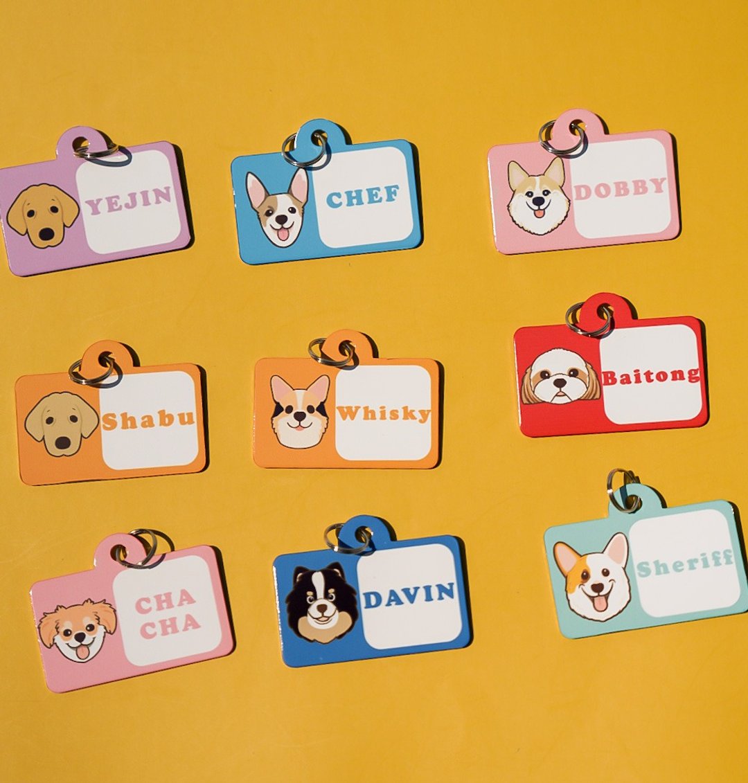 BUDDY TAG (快乐标签系列) — 定制宠物标签 - 订制抱枕/饰品 - 防水材质 