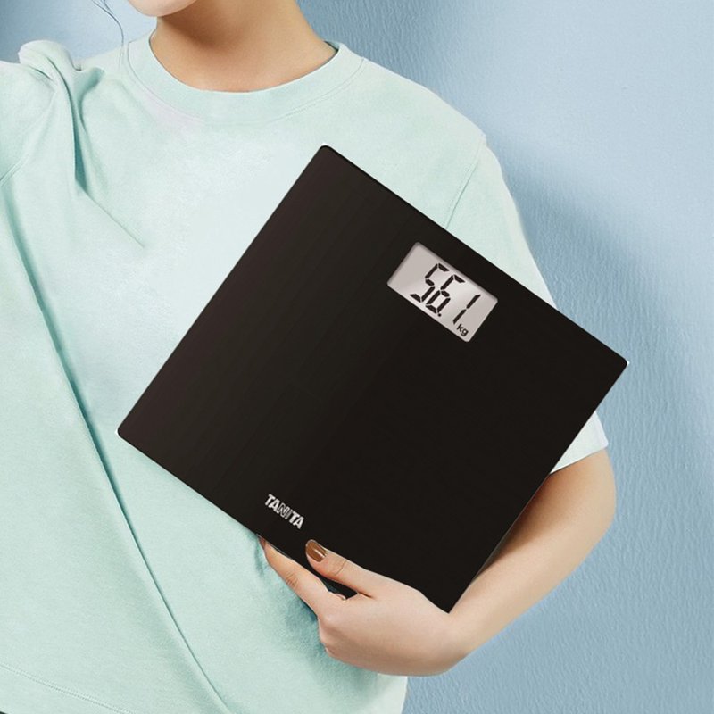 【Tanita】简约轻薄电子体重计HD-378 - 其他小家电 - 压克力 黑色