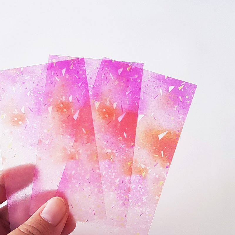 纸胶带分装片－小恋渐层 - 纸胶带 - 纸 红色