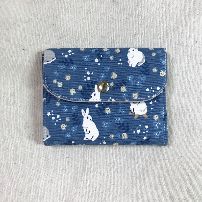 北欧风短夹 - 有兔兔的日子 - 皮夹/钱包 - 棉．麻 多色