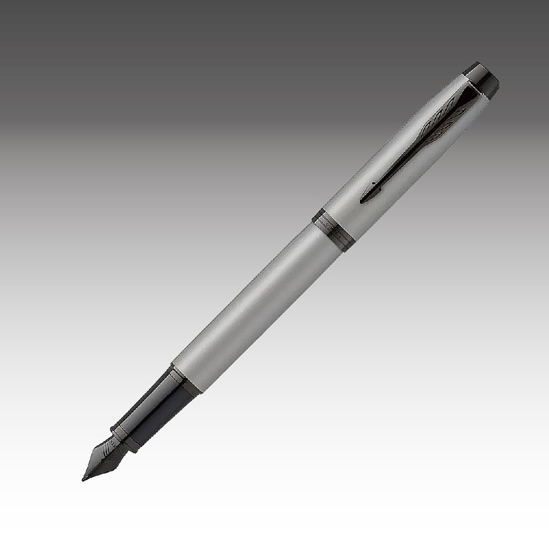 Parker 派克 新IM 特别款内敛灰钢笔  免费刻字 - 钢笔 - 其他金属 灰色