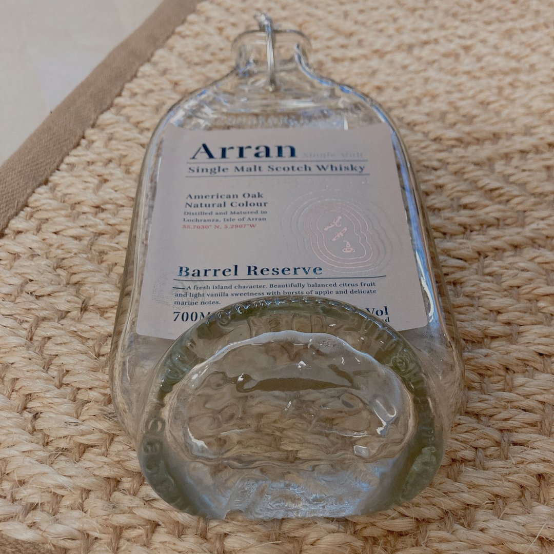 英国Arran艾伦陈酿单一麦芽苏格兰威士忌 酒瓶挂饰 壁挂装饰 - 摆饰 - 玻璃 
