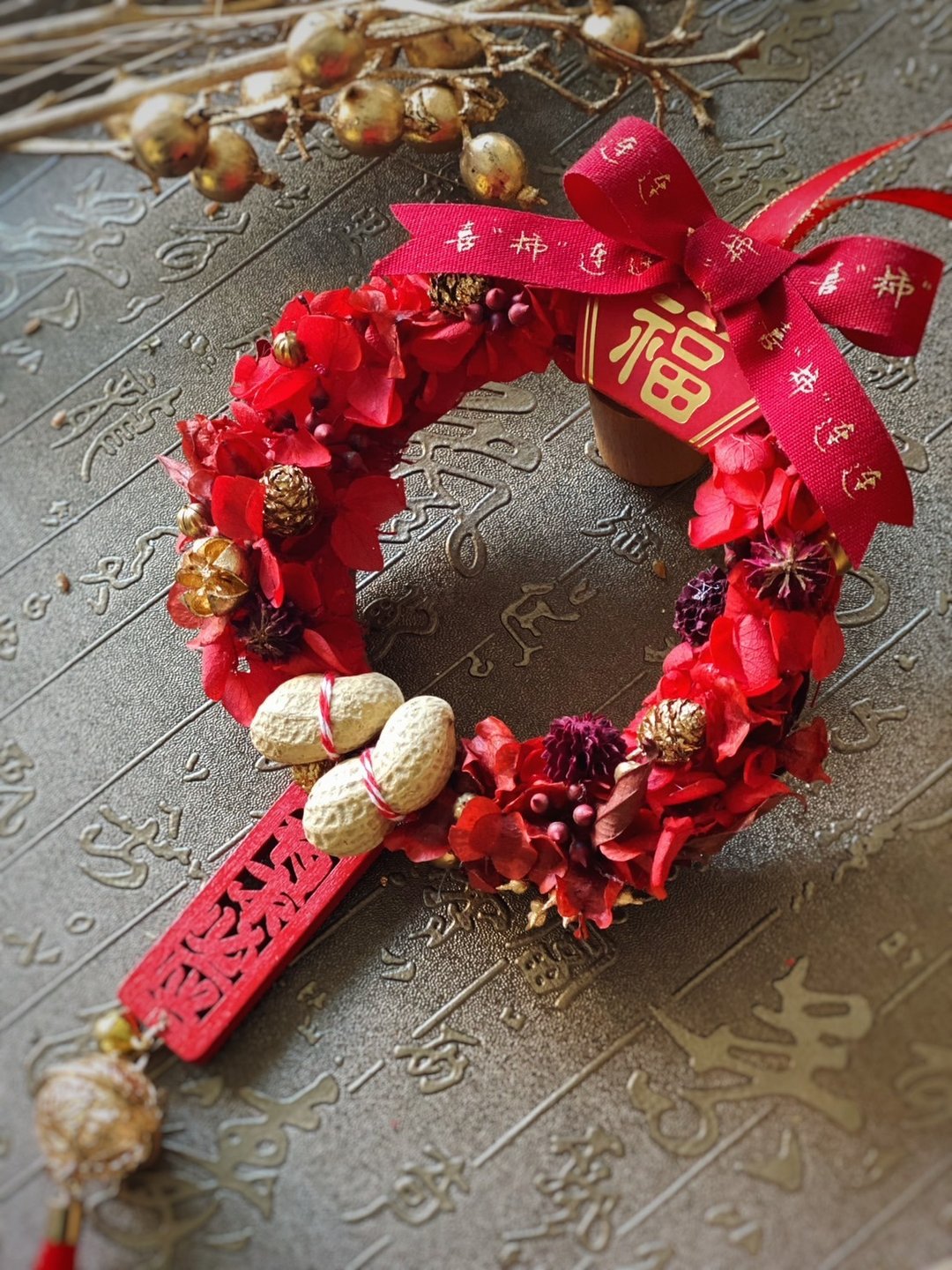 环保塑木永生花礼【环保塑木再生应用】 - 干燥花/捧花 - 植物．花 红色