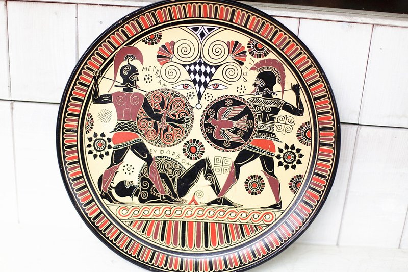 【好日恋物】古希腊神话手绘盘 - 摆饰 - 陶 