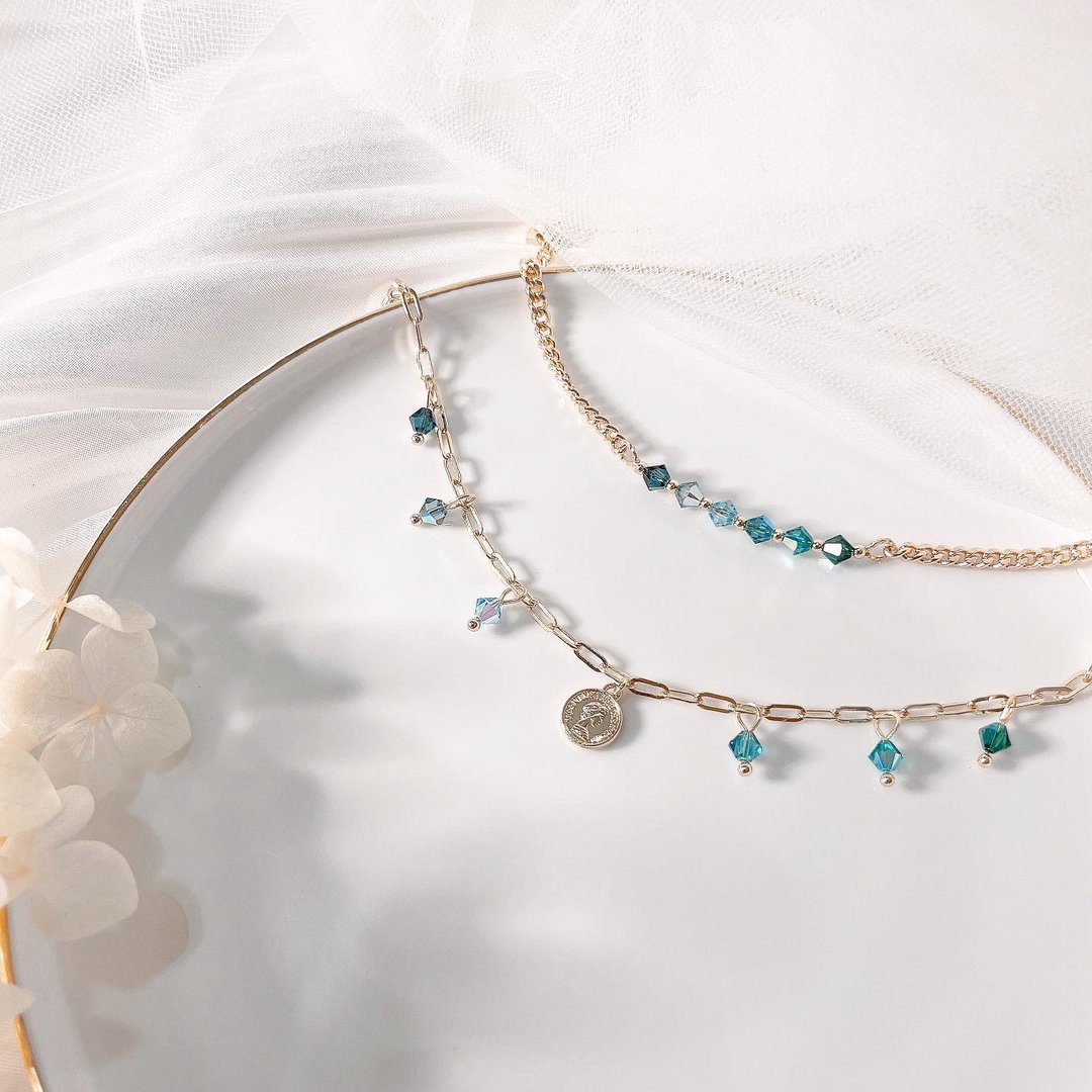 Swarovski Artemis | Iris 水晶手链 - 手链/手环 - 水晶 蓝色
