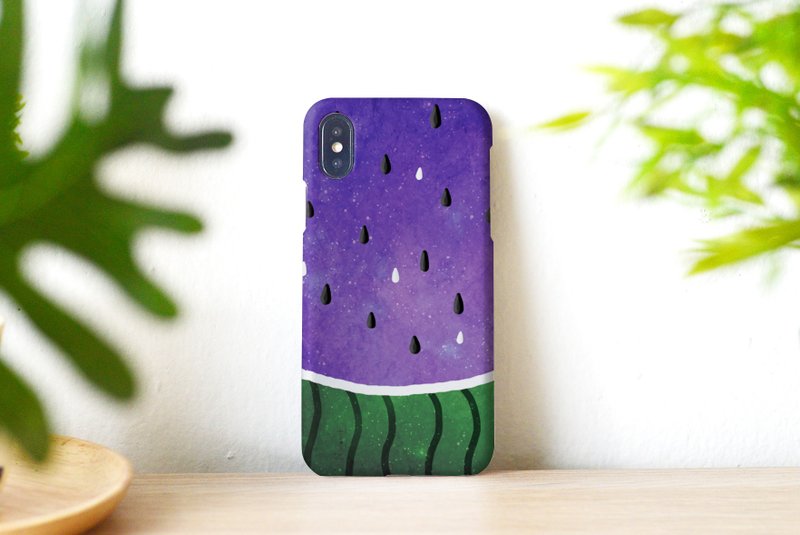 60-5 watermelon iphone case for iphone 6,7,8, plus iphone xs, iphone xs max - 手机壳/手机套 - 塑料 多色