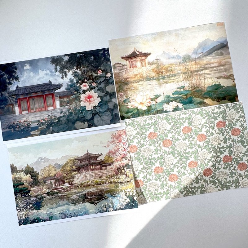 东方背景纸 100g MIX (anns note) 复古拼贴 - 贴纸 - 纸 多色