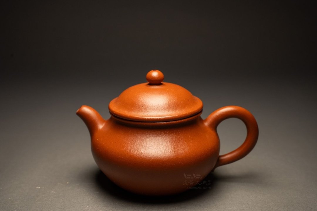 【江上一曲】龙山堂 古法纯手工 摹古系列 黄龙山老朱泥 130cc - 茶具/茶杯 - 陶 红色