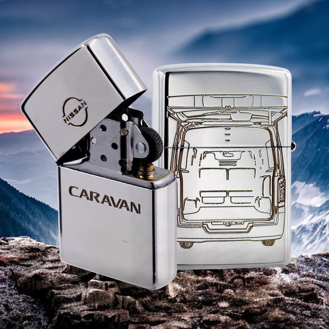 【ZIPPO官方旗舰店】NISSAN商用旅行车纪念防风打火机 ZA-5-236F - 其他 - 铜/黄铜 银色
