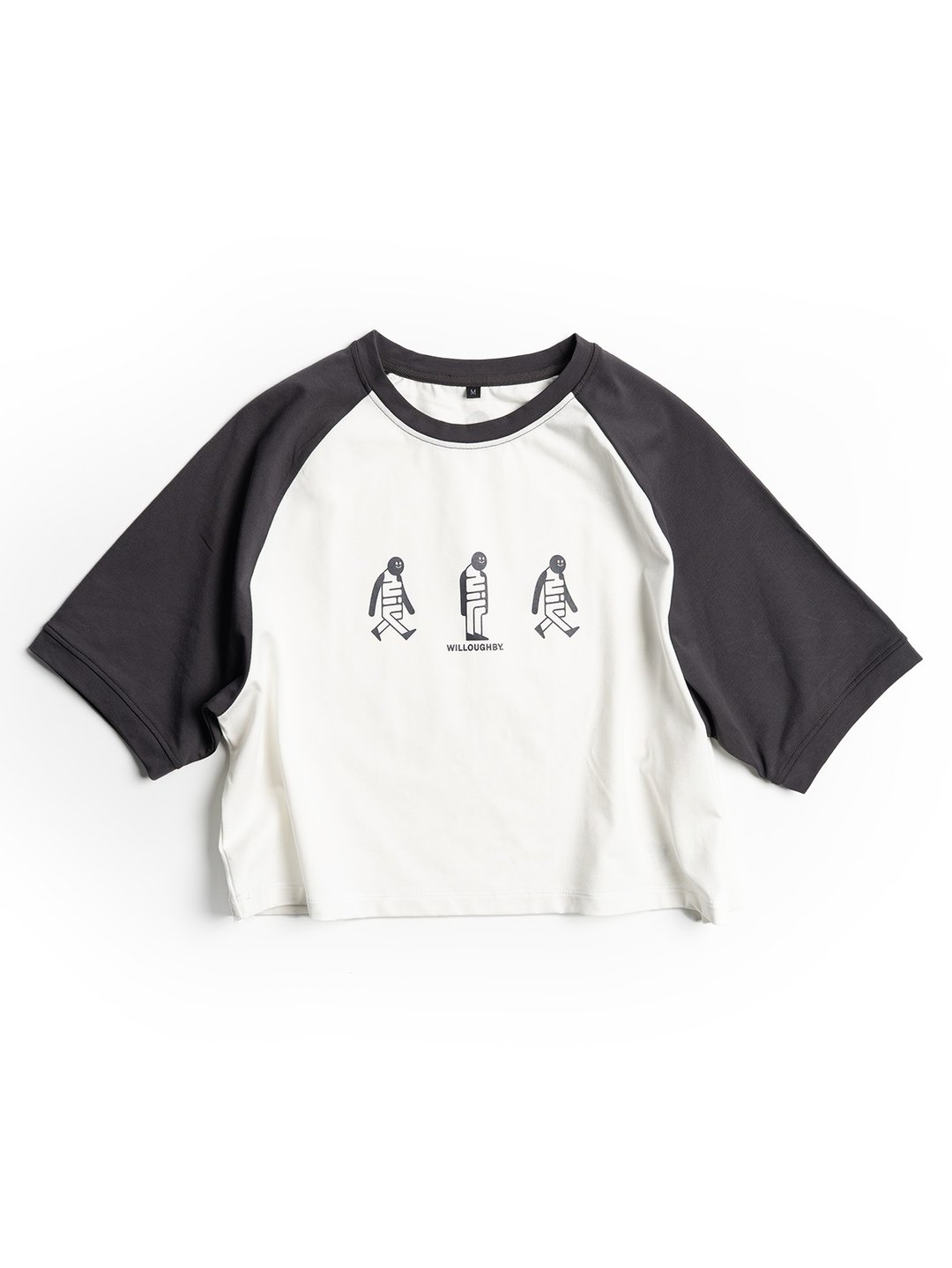 Walking Oversize Tee 宽松短板 T - 女装 T 恤 - 聚酯纤维 白色